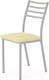 Миниатюра изображения товара Стул AMC Comfort 4К5.15 (кожзам светло-желтый/серебристый)