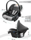 Миниатюра изображения товара Автокресло Amarobaby Baby Comfort / AB222008BC/11 (серый)