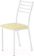 Миниатюра изображения товара Стул AMC Comfort 4К6.15 (кожзам светло-желтый/белый)