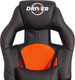 Миниатюра изображения товара Кресло геймерское Tetchair Driver кожзам/ткань (черный/оранжевый)