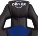 Миниатюра изображения товара Кресло геймерское Tetchair Driver кожзам/ткань (черный/синий)