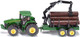 Миниатюра изображения товара Трактор игрушечный Siku John Deere с прицепом для бревен / 1954