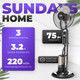Миниатюра изображения товара Вентилятор Sundays Home UM-F40A с увлажнителем