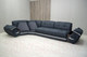 Миниатюра изображения товара Диван угловой Петрамебель Браво левый (брабус 17 темно-серый велюр/брабус 15 светло-серый велюр)