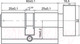 Миниатюра изображения товара Цилиндровый механизм замка Puerto 60мм К-З Стандартный ключ / INCS 60-H AL CP (хром блестящий)