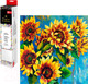 Миниатюра изображения товара Набор алмазной вышивки Феникс+ Подсолнухи. Краски лета / 59772