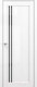 Миниатюра изображения товара Дверь межкомнатная Deform V9 ДО 60x200 (вайт вуд/стекло черный лак)