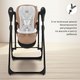 Миниатюра изображения товара Стульчик для кормления Sweet Baby Fiesta (черный/бежевый)