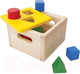 Миниатюра изображения товара Сортер Plan Toys Блок для сортировки фигур / 9430