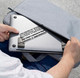 Миниатюра изображения товара Подставка для ноутбука Baseus Slim Laptop Kickstand / LUZC000013 (2шт, серый)
