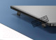 Миниатюра изображения товара Подставка для ноутбука Baseus Slim Laptop Kickstand / LUZC000013 (2шт, серый)