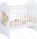 Миниатюра изображения товара Детская кроватка Фея 701 Медвежонок / 0002549.9.13 (белый)
