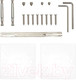 Миниатюра изображения товара Ручка дверная Code Deco Slim H-30115-A-Nism