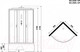 Миниатюра изображения товара Душевая кабина Niagara NG-2308-14P 90x90x215 (матовое стекло)