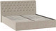 Миниатюра изображения товара Двуспальная кровать ТриЯ Скарлет универсальная тип 1 180x200 (велюр мокко светлый)