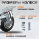 Миниатюра изображения товара Опора колесная для тележки складской RAD AB 125 / 71037265
