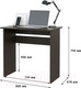 Миниатюра изображения товара Письменный стол Горизонт Мебель Asti 1 (венге)