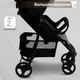 Миниатюра изображения товара Детская прогулочная коляска Sweet Baby Rapido (Dark Grey)