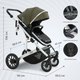 Миниатюра изображения товара Детская универсальная коляска Sweet Baby Amare 2 в 1 (Olive)