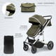 Миниатюра изображения товара Детская универсальная коляска Sweet Baby Amare 2 в 1 (Olive)