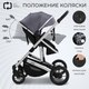 Миниатюра изображения товара Детская универсальная коляска Sweet Baby Amare 2 в 1 (Grey)