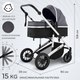 Миниатюра изображения товара Детская универсальная коляска Sweet Baby Amare 2 в 1 (Grey)