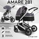 Миниатюра изображения товара Детская универсальная коляска Sweet Baby Amare 2 в 1 (Grey)