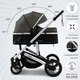 Миниатюра изображения товара Детская универсальная коляска Sweet Baby Amare 2 в 1 (Brown)