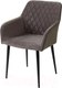 Миниатюра изображения товара Стул M-City Brandy-X / 461MC03498 (графит 14 велюр/черный)