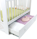 Миниатюра изображения товара Детская кроватка Sweet Baby Sofia маятник с ящиком (белый)