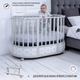 Миниатюра изображения товара Детская кровать-трансформер Sweet Baby Cappellini Bianco 7 в 1 (белый)