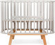 Миниатюра изображения товара Детская кроватка Sweet Baby Barocco New с маятником (кашемир/натуральный)
