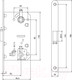 Миниатюра изображения товара Защелка врезная с фиксацией VELA V1895-CR (хром)