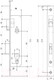 Миниатюра изображения товара Замок врезной VELA 153-25