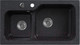 Миниатюра изображения товара Мойка кухонная Belux SG-REC-DUO 8045 (черный)