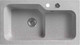 Миниатюра изображения товара Мойка кухонная Belux SG-REC-HALF-8045-01 (олово светло-серый)