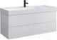 Миниатюра изображения товара Тумба под умывальник Belux Сиртаки НП 120-02 (1, белый глянцевый)