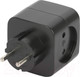 Миниатюра изображения товара Электроразветвитель ЭРА SP-2-USB-B / Б0049535 (черный)