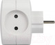 Миниатюра изображения товара Электроразветвитель ЭРА SP-4-USB-W / Б0049532 (белый)