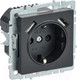 Миниатюра изображения товара Розетка IEK Brite BR-R14-16-U21-D31-K02 (черный)