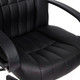 Миниатюра изображения товара Кресло офисное Tetchair СН-833 кожзам (черный)