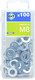 Миниатюра изображения товара Шайба ЕКТ М8 DIN125 / B008431 (100шт, цинк)