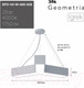 Миниатюра изображения товара Потолочный светильник ЭРА Geometria Igrek SPO-141-W-40K-028 / Б0058884