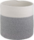 Миниатюра изображения товара Кашпо Bergenson Bjorn Gerd / TL-BB-GD-CR-GR-28 (кремовый/светло-серый)