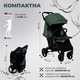 Миниатюра изображения товара Детская прогулочная коляска Sweet Baby Compatto (Dark Green)