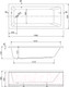 Миниатюра изображения товара Ванна акриловая Cezares Plane Solo Mini-180-80-42-W37