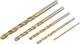 Миниатюра изображения товара Набор сверл FIT HSS Титановое покрытие / 34211 (5шт)