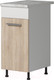 Миниатюра изображения товара Шкаф-стол кухонный Genesis Мебель Алиса 12 400 (белый/дуб сонома)