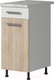 Миниатюра изображения товара Шкаф-стол кухонный Genesis Мебель Алиса 12 с ящиком 400 (белый/дуб сонома)