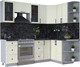 Миниатюра изображения товара Кухонный гарнитур Интерлиния Тренд 1.5x2.3 правая (белый/белый/кастилло темный)
